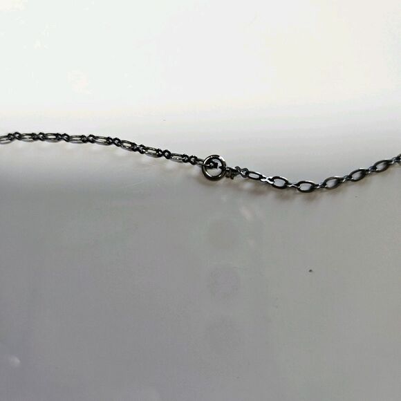 *Sale* Handmade Long Multicolored Metal Pendant Necklace Courage 34-38.5" - Picture 10 of 14